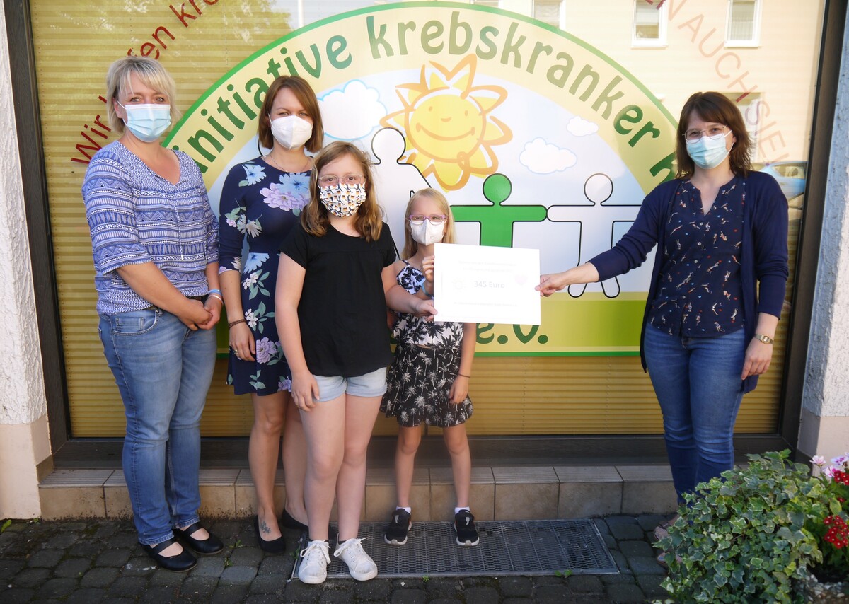 Poster Bild der Spende Kommunionskinder aus Ötzingen und Leuterod spenden ihr Kommunionsgeld