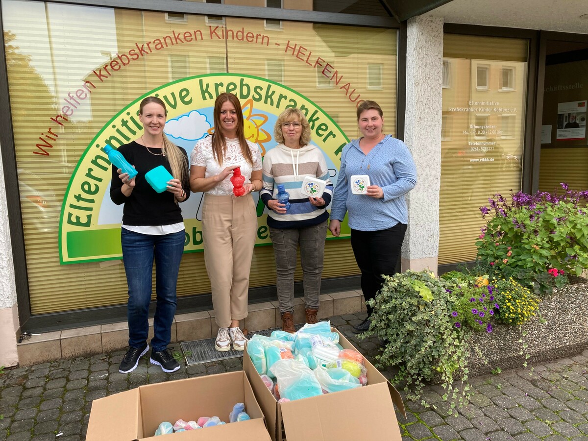 Poster Bild der Spende Tupperware Spendenaktion