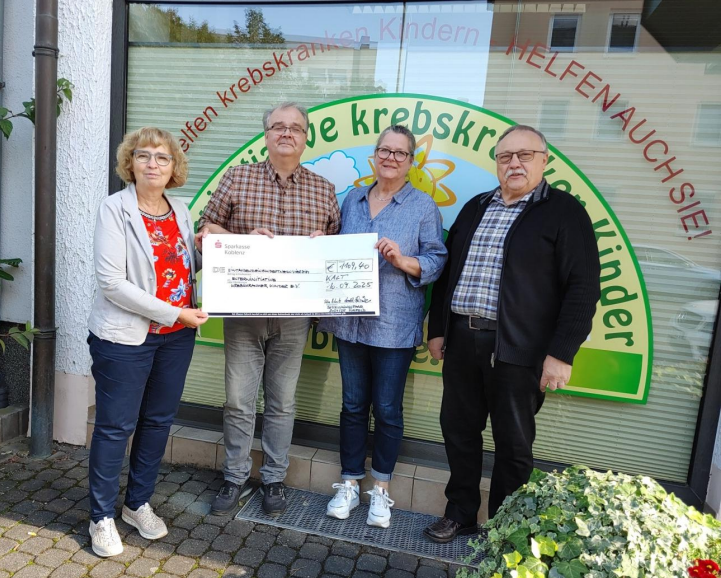 Poster Bild der Spende Besuch von den Schützen