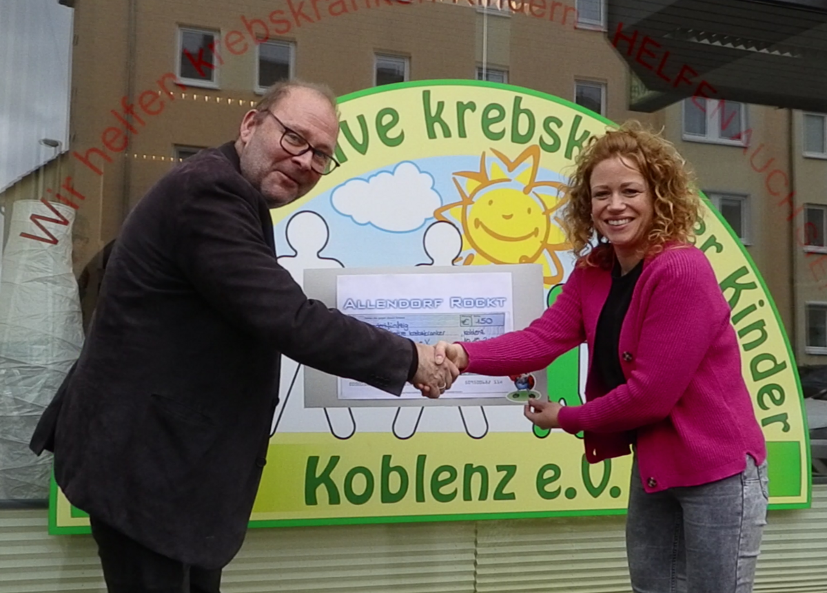 Poster Bild der Spende Allendorf rockt