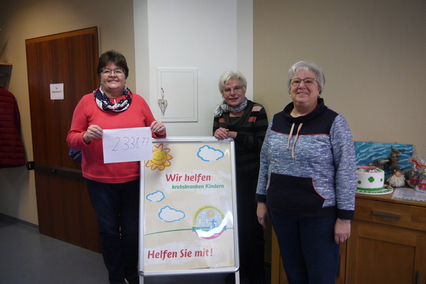 Großartige Spende aus Kürbisverkauf
