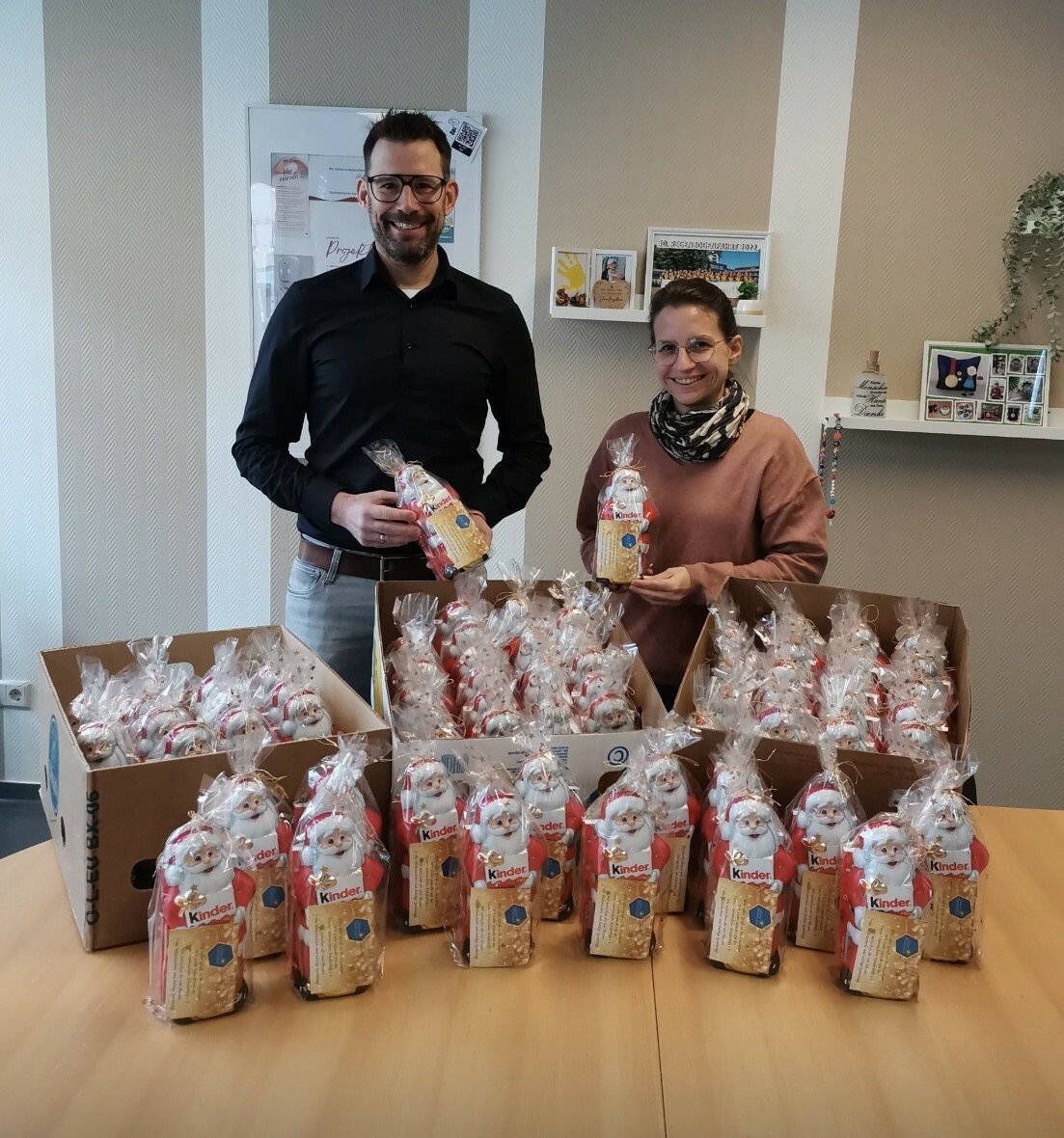 Poster Bild der Spende Nikoläuse von der Vision Sonnenschein 