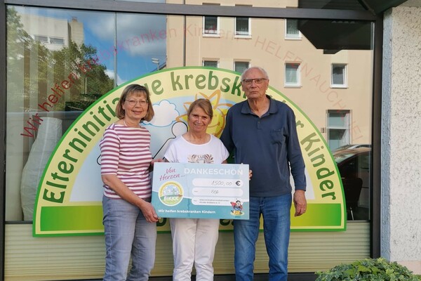 Spende zum 80. Geburtstag: Familie Rönz unterstützt unsere Arbeit mit 1.500 Euro