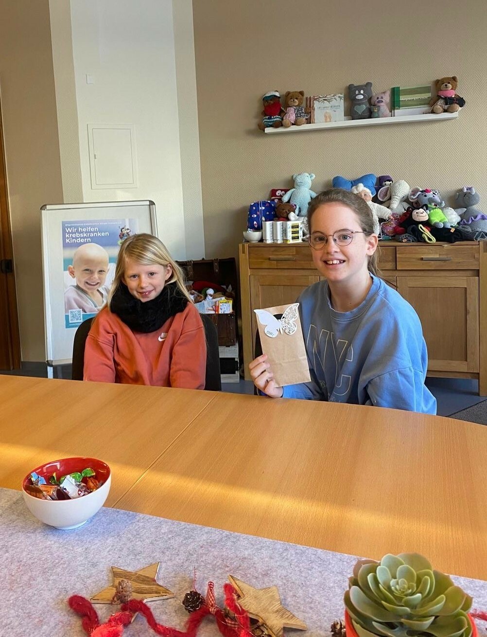 Poster Bild der Spende Tolle Spende von vier engagierten Mädels