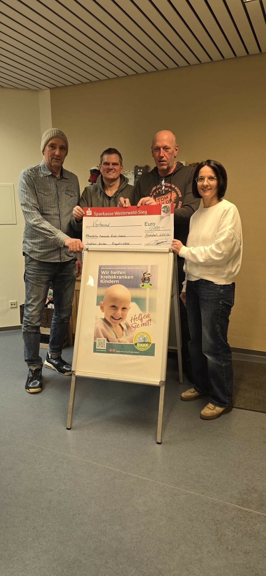 Poster Bild der Spende Dreigestirn aus Ransbach-Baumbach setzt Zeichen der Solidarität