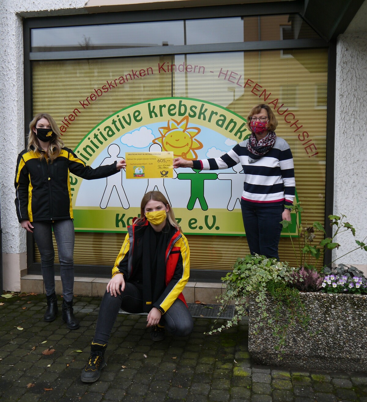 Poster Bild der Spende Deutsche Post DHL Niederlassung Koblenz